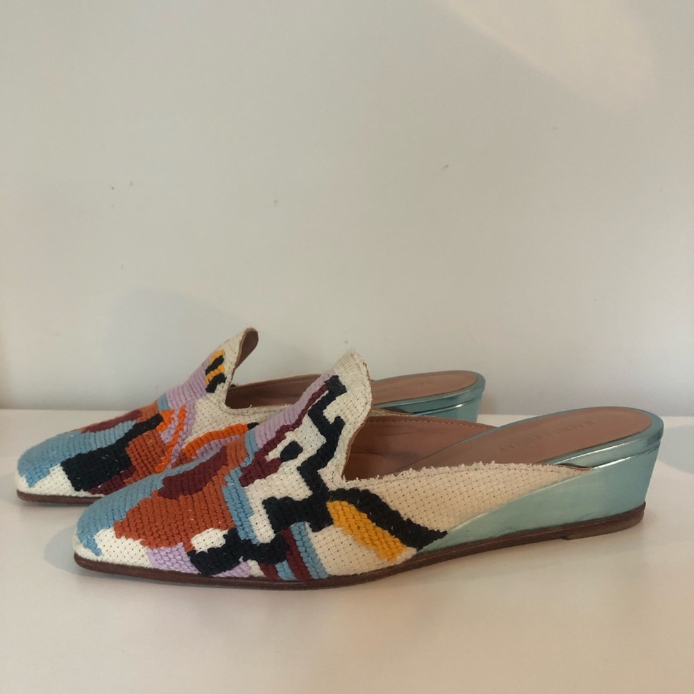 Rachel Comey Wald Needlepoint Mules Shoes